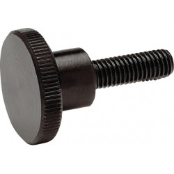 Vis moletée haute DIN 464 D. 1 M 5 mm D. 2 20 mm d3 10 mm l 16 mm acier GANTER (Par 10)