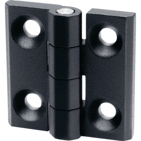 Charnière GN 237 hauteur 60 mm largeur 60 mm épaisseur 2 mm zinc-moulé sous pres (Par 10)