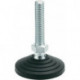 Pied articulé en plastique GN 344 D.1 60 mm D.2 M 10 mm l1 98 mm l3 24 mm GANTE