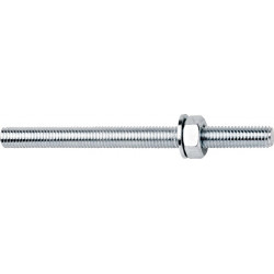 Tige de scellement RESI AST D. 14 mm longueur 130 mm avec écrou et rondelle acie (Par 10)