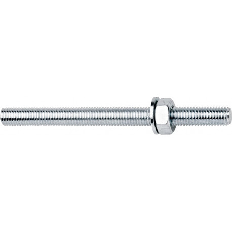 Tige de scellement RESI AST D. 24 mm longueur 240 mm avec écrou et rondelle acie (Par 5)