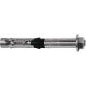 Goujon de fixation lourde SLA B D. 18 mm longueur 125 mm Boulon et écrou hexagon (Par 10)