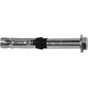 Goujon de fixation lourde SLA S D. 24 mm longueur 140 mm Vis hexagonale bleu gal (Par 5)