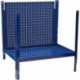 Élément d’étagère LOGS 30 H520xl540xP390 mm bleu RAL 5022 paroi arrière tôle perfor. 2 tablettes