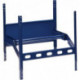 Dérouleur LOGS 110 H520xl540xP390 mm bleu RAL 5022 avec 2 axes