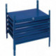 Élément de tiroirs LOGS 120 H520xl540xP390 mm 4 tiroirs verrouillable