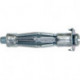 Cheville métallique pour corps creux HM D. 8 mm longueur de cheville 45 mm FISCH (Par 50)