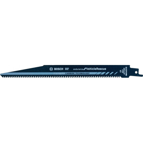 Lame de scie sabre S 957 CHM longueur 225 mm largeur 20 mm 3 mm dents soudées 1 pièce/carte BOSCH