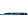 Lame de scie sabre S 957 CHM longueur 225 mm largeur 20 mm 3 mm dents soudées 1 pièce/carte BOSCH