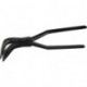 Pince à plier longueur 270 mm traversant coudé à 45 deTaille revêtement poudre ERDI