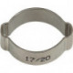 Pince de tuyau 2 oreilles acier inoxydable 1.4301 (W4) plage de serrage 13-15 mm