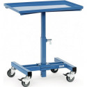 Servante d'atelier surface de chargement L605xl405 mm hauteur réglable 524-774 mm bleu brill., RAL 5007 mobile FETRA