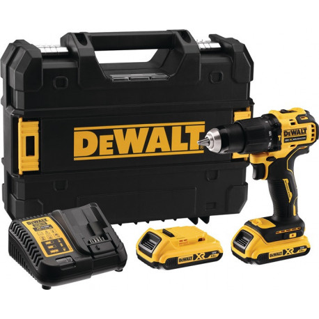 Visseuse-perceuse à percussion sans fil DCD 709 D2T 18 V 2 Ah 13 mm 1,5-13 mm DEWALT