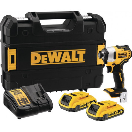 Visseuse à percussion sans fil DCF 809 D2T 18 V 2 Ah 6,3 mm (1/4 po.) 6 pans creux 190 Nm DEWALT