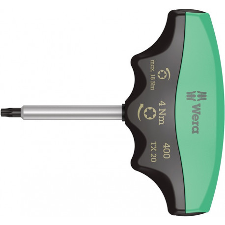 Tournevis dynamométrique 400 TX TX 20 4 Nm réglage fixe WERA