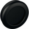 Poignée à encastrer 538 MLB PA ma 90 noir profond L.90mm B.90mm HEWI