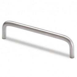 Poignée meuble Avenio Acier brossé, aspect acier inoxydable 352mm D.10mm HETTICH