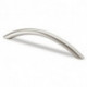 Poignée de meuble Nicia acier nickelé mat 96 mm Ø 10 mm HETTICH