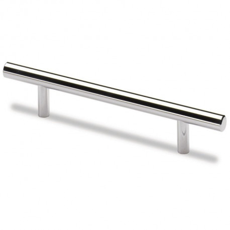 Poignée meuble Hale Acier chromé poli 192mm D.12mm HETTICH