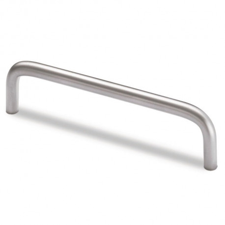 Poignée meuble Avenio Acier brossé, aspect acier inoxydable 192mm D.10mm HETTICH