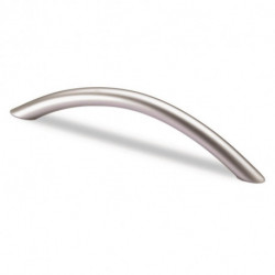 Poignée de meuble Nicia Acier chromé mat 224mm D.10mm HETTICH