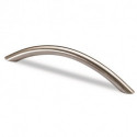 Poignée de meuble Nicia Acier Optik brossé 128mm D.10mm HETTICH