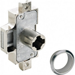 Serrure crémone à cylindre droite / gauche 25mm HETTICH