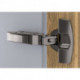 Charnière 110 degrés Sensys 8645i 12,5 mm présente avec manchon d'expansion préfabriqué noir HETTICH (Par 50)