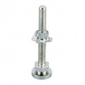 Socle réglable ferrure réglable acier HETTICH