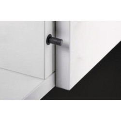 Aimant Push to open anthracite course longue pour perçage dans HETTICH