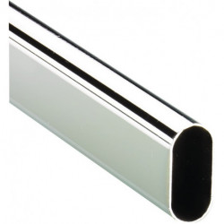Tube de meuble ovale, acier chromé, 2000 mm HETTICH