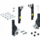 Ferrure pour porte coulissante 1 jeu complet 30 kg HETTICH