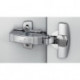 Charnière de porte épaisse Sensys 8631i fournie pour connexionHETTICH