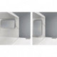 Support de rabat Lift Mini ressort plastique force 40 N HETTICH