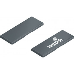 Capuchon plastique anthracite neutre HETTICH (Par 50)