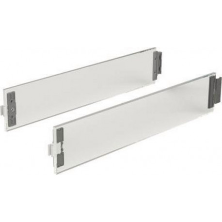 Bord latéraux tiroir ArciTech DesignÉlément design en verre latéral Verre flotté longueur nominale 500 mm HETTICH