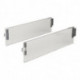 Bord latéraux tiroir ArciTech DesignÉlément design en verre latéral Verre flotté longueur nominale 500 mm HETTICH
