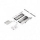Système d'ouverture Push to open Silent pour ArciTech plastique / métal HETTICH
