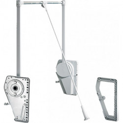 Lève-vêtements Duo Lift 18 acier, plastique HETTICH
