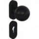 Jeu de portes profilées 162PBR03.643 polyamide 90m PZ pour épaisseur de porte 38,1 - 48,0 mm HEWI