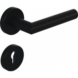 Poignée porte 162PBR22.230 PA 90 ma 4-KT.8mm Rosace de protection HEWI