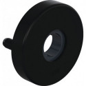 Rosace de poignée 305.21PBR D.21mm, Ed.matt, noir, KN + LN, TS38.1 rond HEWI