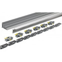 TopLine XL 4000 mm argent HETTICH