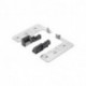 Réglage de la profondeur Actro 5D plastique gris HETTICH