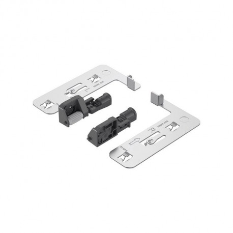 Réglage de la profondeur Actro 5D plastique gris HETTICH