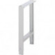 Piètement d'établi BK 650 réglable hauteur 750-1100 x largeur 70/120 mm gris clair, RAL 7035 PROMAT