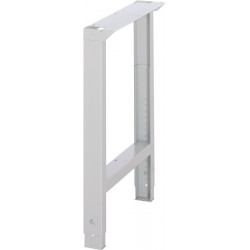 Piètement d'établi BK 650 réglable hauteur 750-1100 x largeur 70/120 mm gris clair, RAL 7035 PROMAT