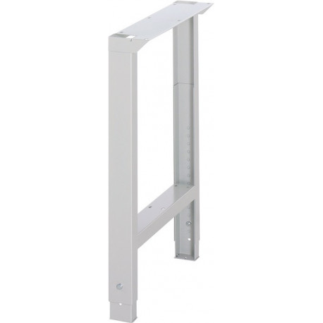 Piètement d'établi BK 650 réglable hauteur 750-1100 x largeur 70/120 mm gris clair, RAL 7035 PROMAT