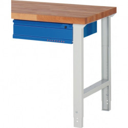 Tiroir BK 650 l.580xP650xH150 mm bleu gentiane, RAL 5010 adapté à établi PROMAT