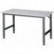 Établi l.1500xP800xH760-1080 mm plateau de travail mélaminé châssis anthracite RAU